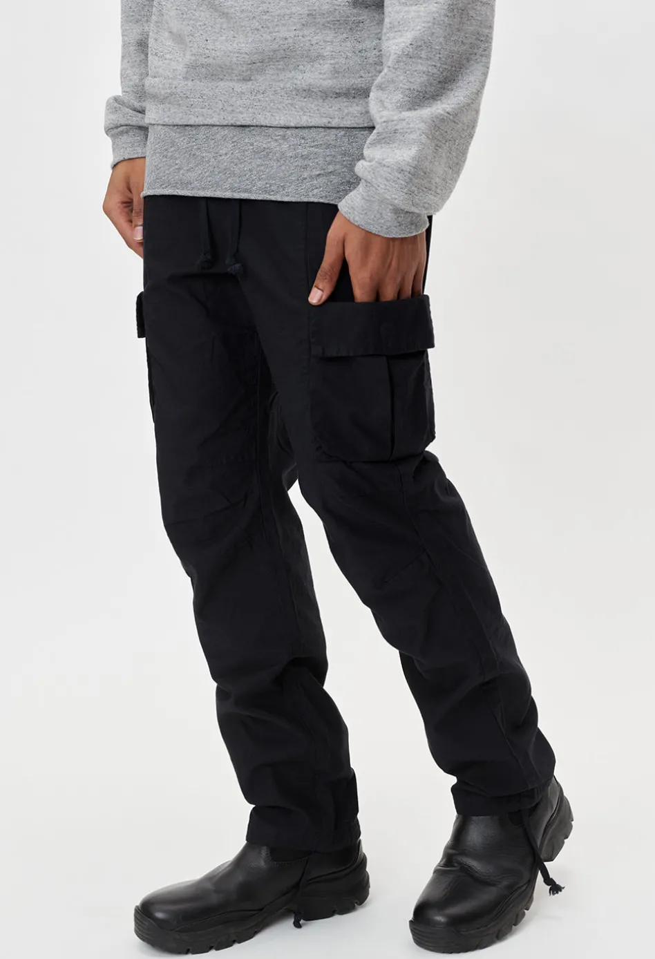 Back Sateen Cargo Pants