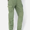 Back Sateen Cargo Pants