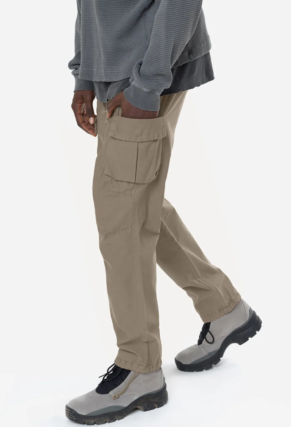 Back Sateen Cargo Pants