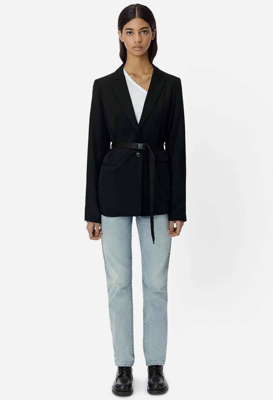 Belted Blazer