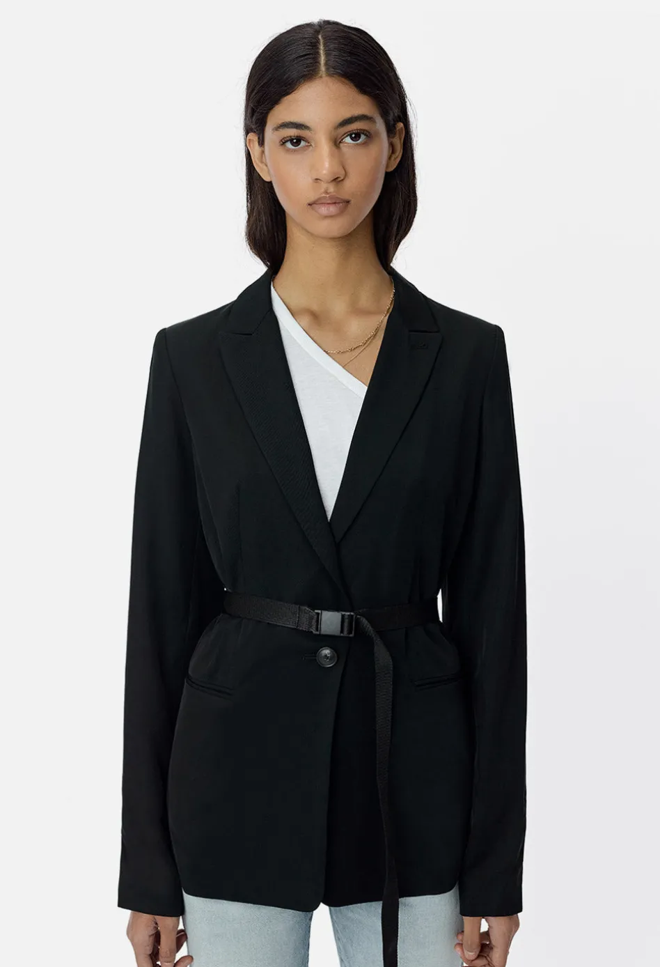 Belted Blazer