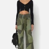 Belted Patchwork Pant