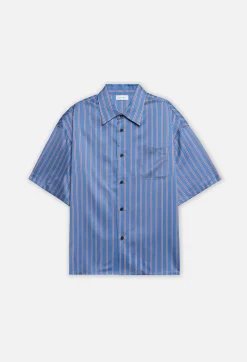 Brushed Silk Button Up
