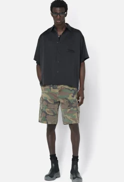 Brushed Silk Button Up