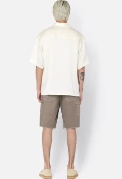 Brushed Silk Button Up