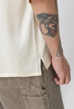 Brushed Silk Button Up