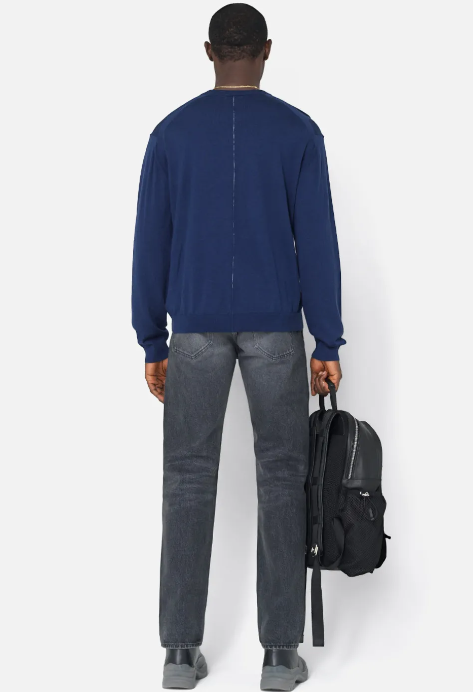 Cashmere Wool Blend Crew