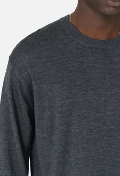 Cashmere Wool Blend Crew
