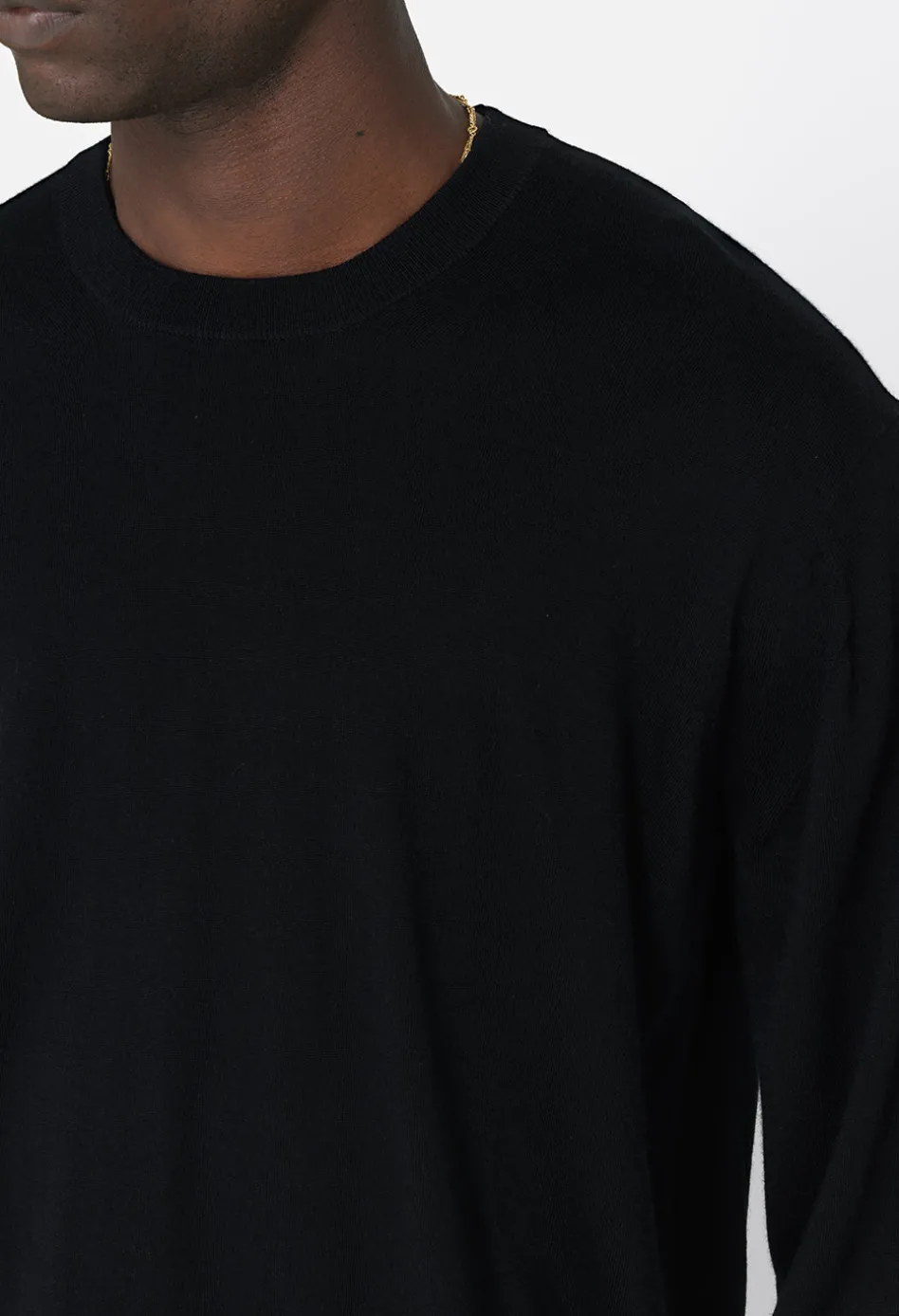 Cashmere Wool Blend Crew