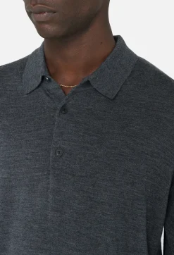 Cashmere Wool Blend Polo
