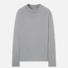 Cotton Cashmere Mock Neck
