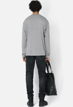 Cotton Cashmere Mock Neck