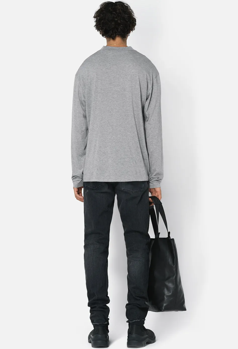 Cotton Cashmere Mock Neck
