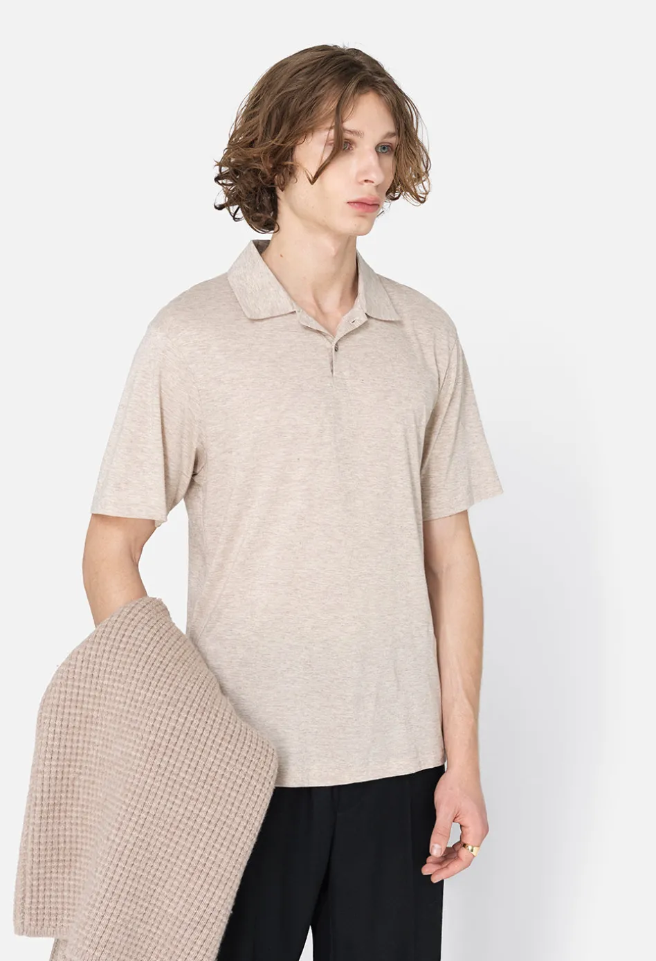 Cotton Cashmere Polo