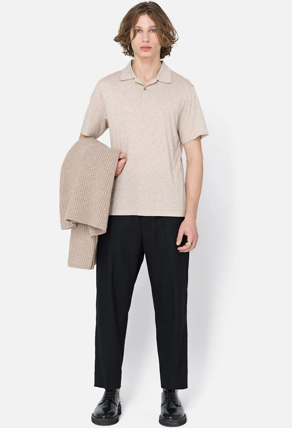 Cotton Cashmere Polo