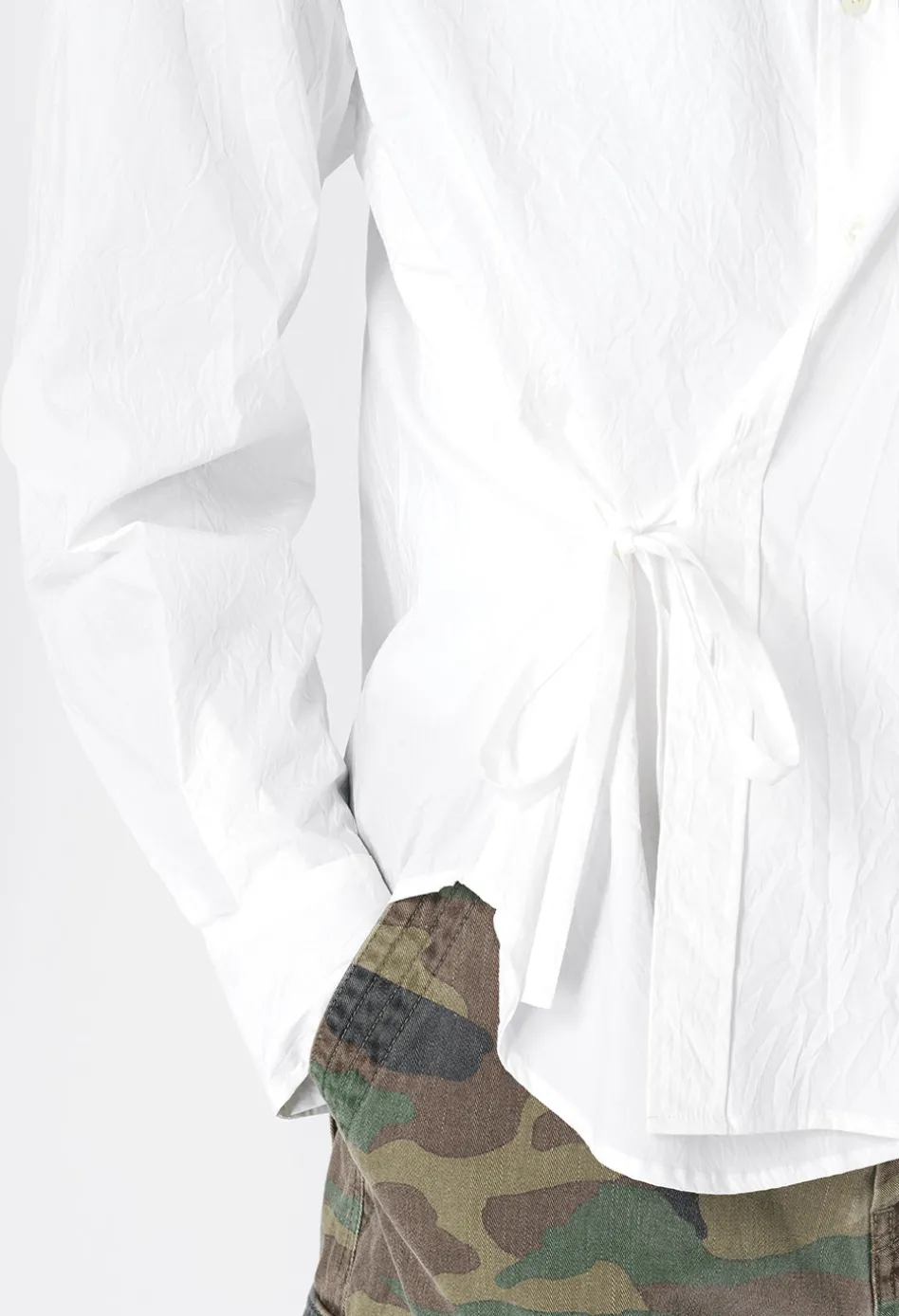 Crinkled Kimono Shirt