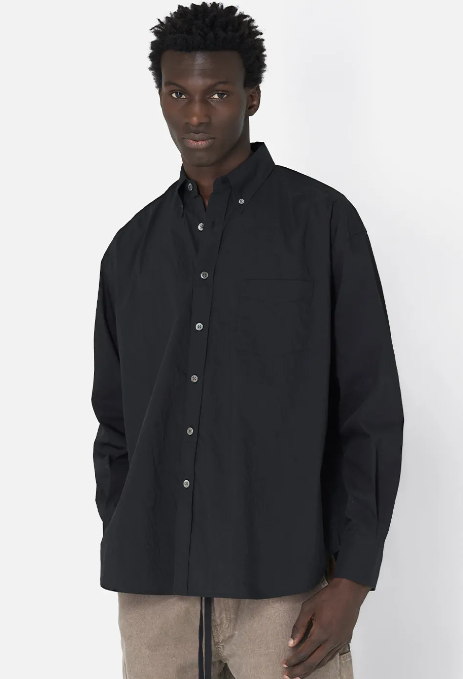 Crinkled Kimono Shirt
