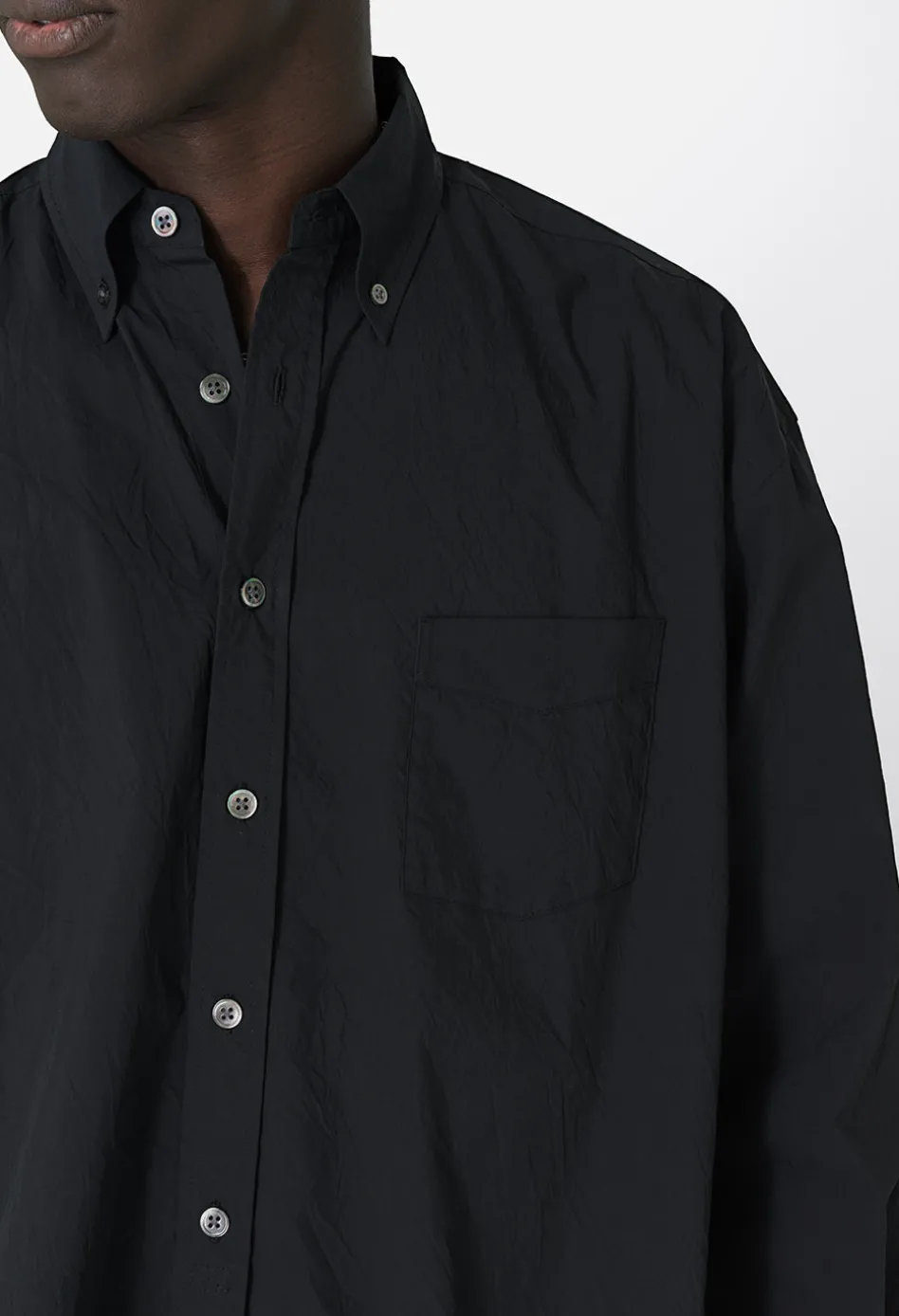 Crinkled Kimono Shirt