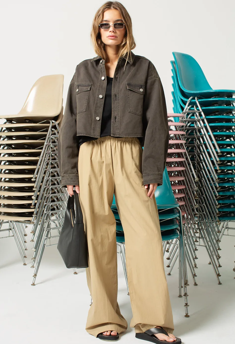 Cropped Hudson Denim Jacket