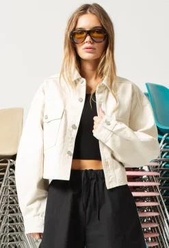 Cropped Hudson Denim Jacket