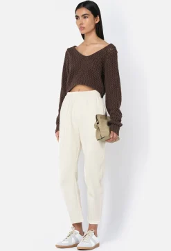 Fleeced Pintuck Sweatpant