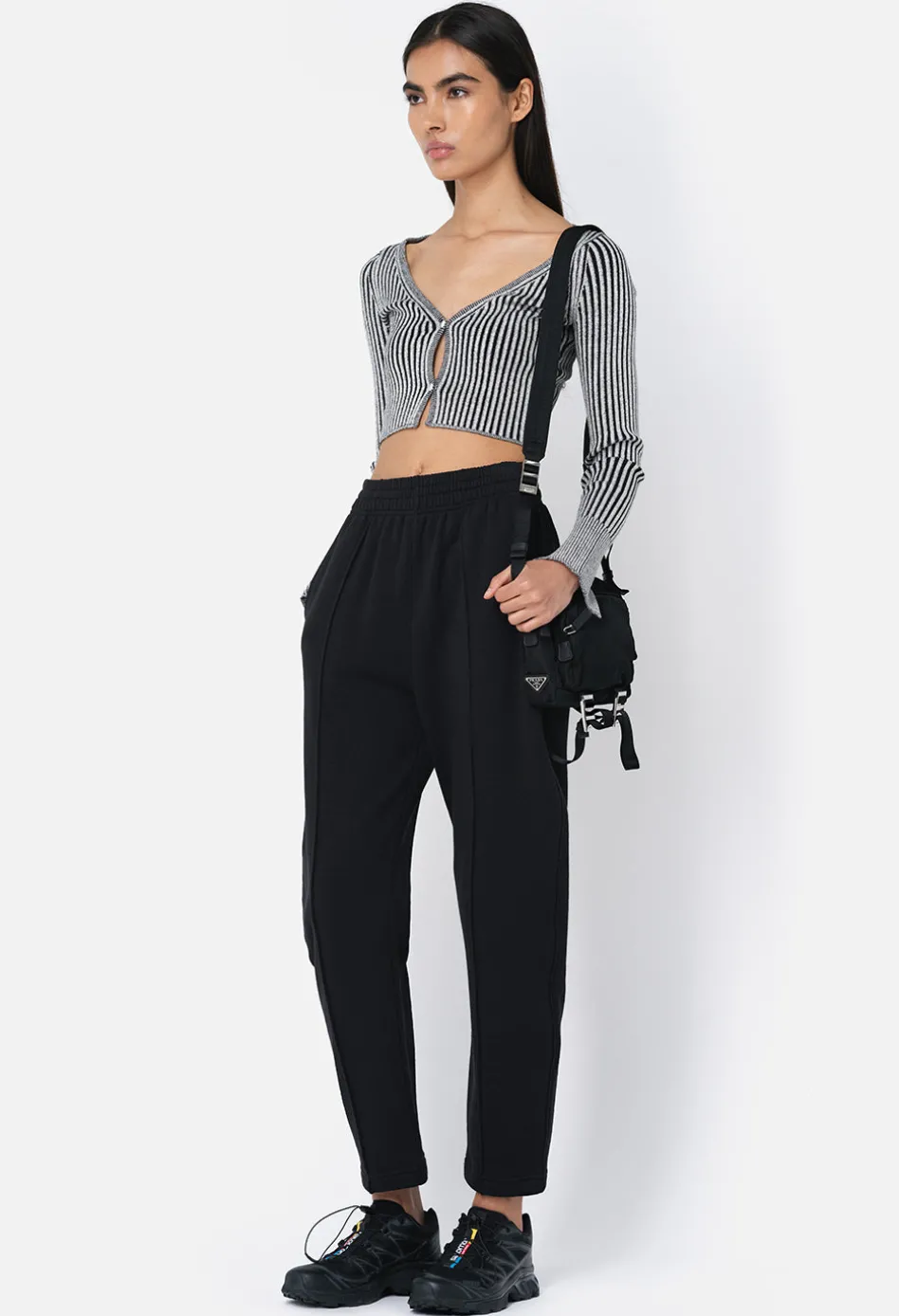 Fleeced Pintuck Sweatpant