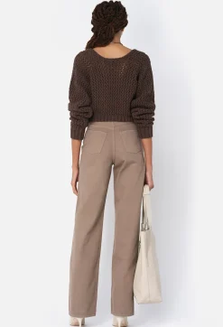 Foam Boucle Cropped Sweater