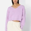 Foggy Wool V Neck Sweater