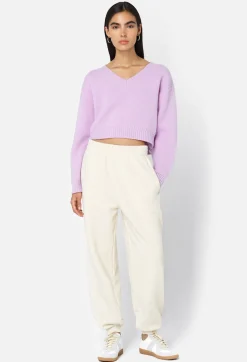 Foggy Wool V Neck Sweater
