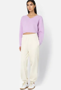 Foggy Wool V Neck Sweater