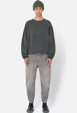 Folsom Cropped Raglan Crew