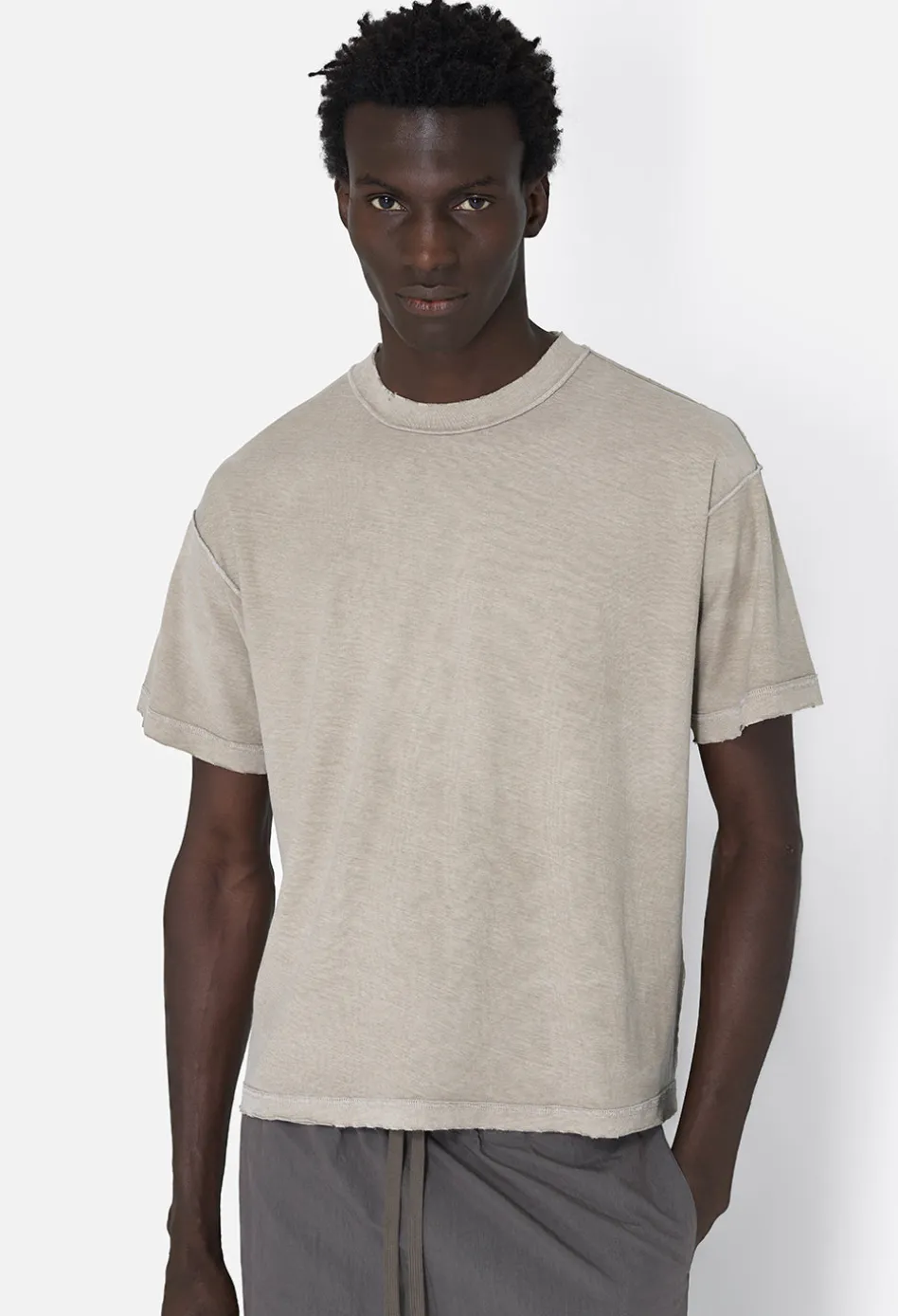 Folsom Reversed Cropped Tee