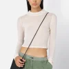 Gauze Rib LS Cropped Tee