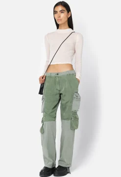 Gauze Rib LS Cropped Tee