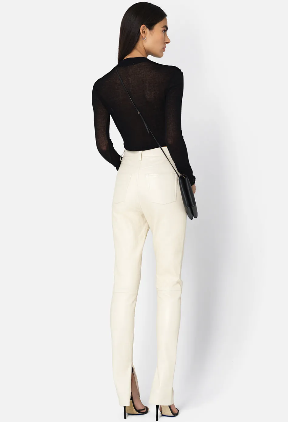 Gauze Rib LS Cropped Tee