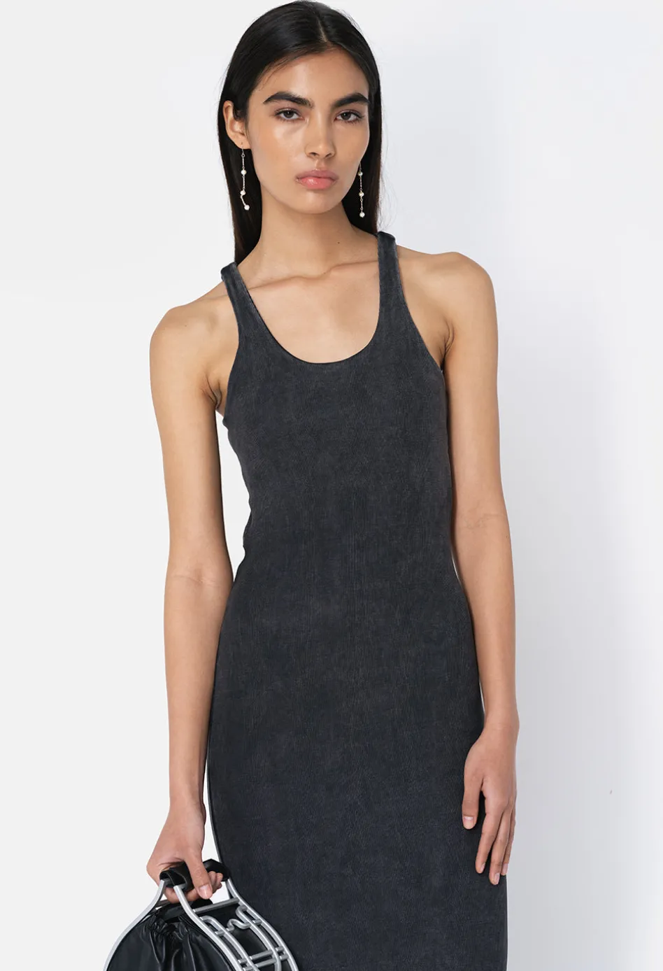 Gemini Rib Bandeau Dress
