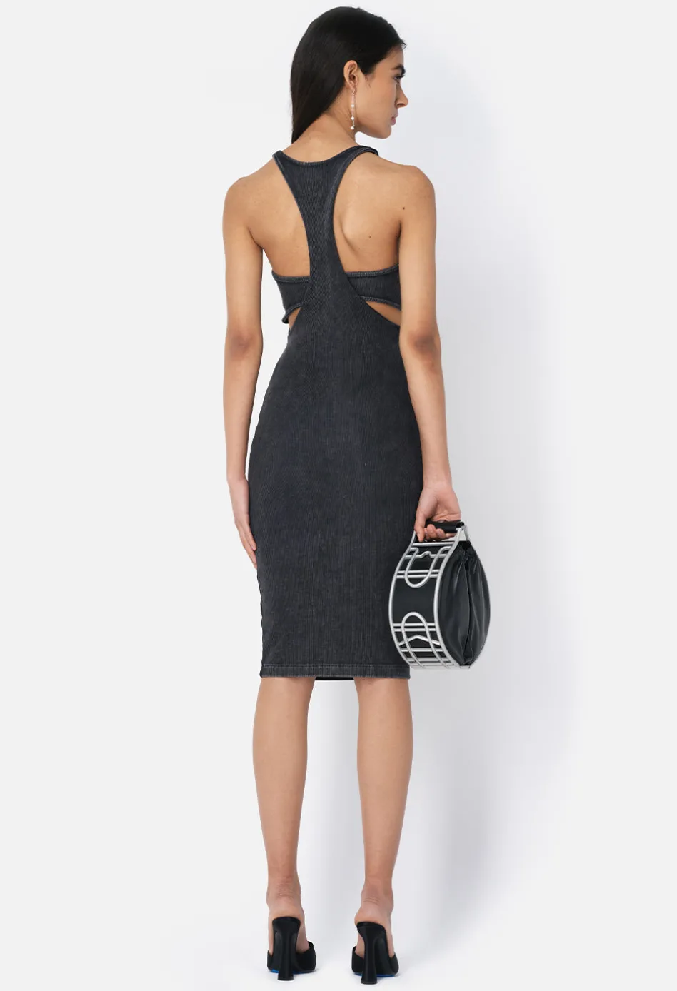 Gemini Rib Bandeau Dress