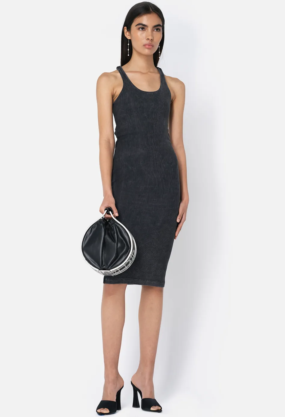Gemini Rib Bandeau Dress