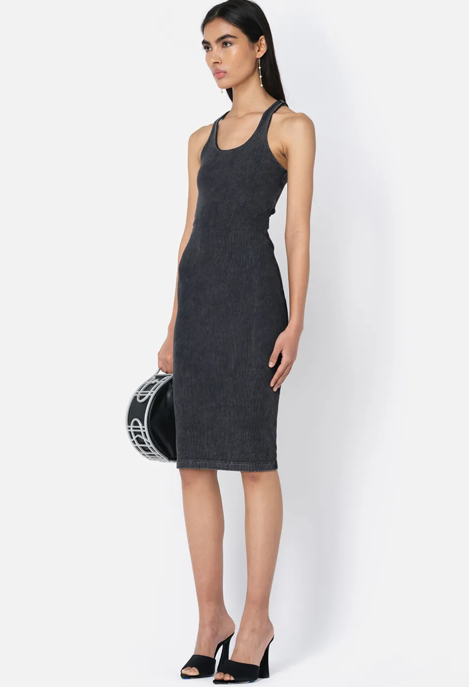 Gemini Rib Bandeau Dress