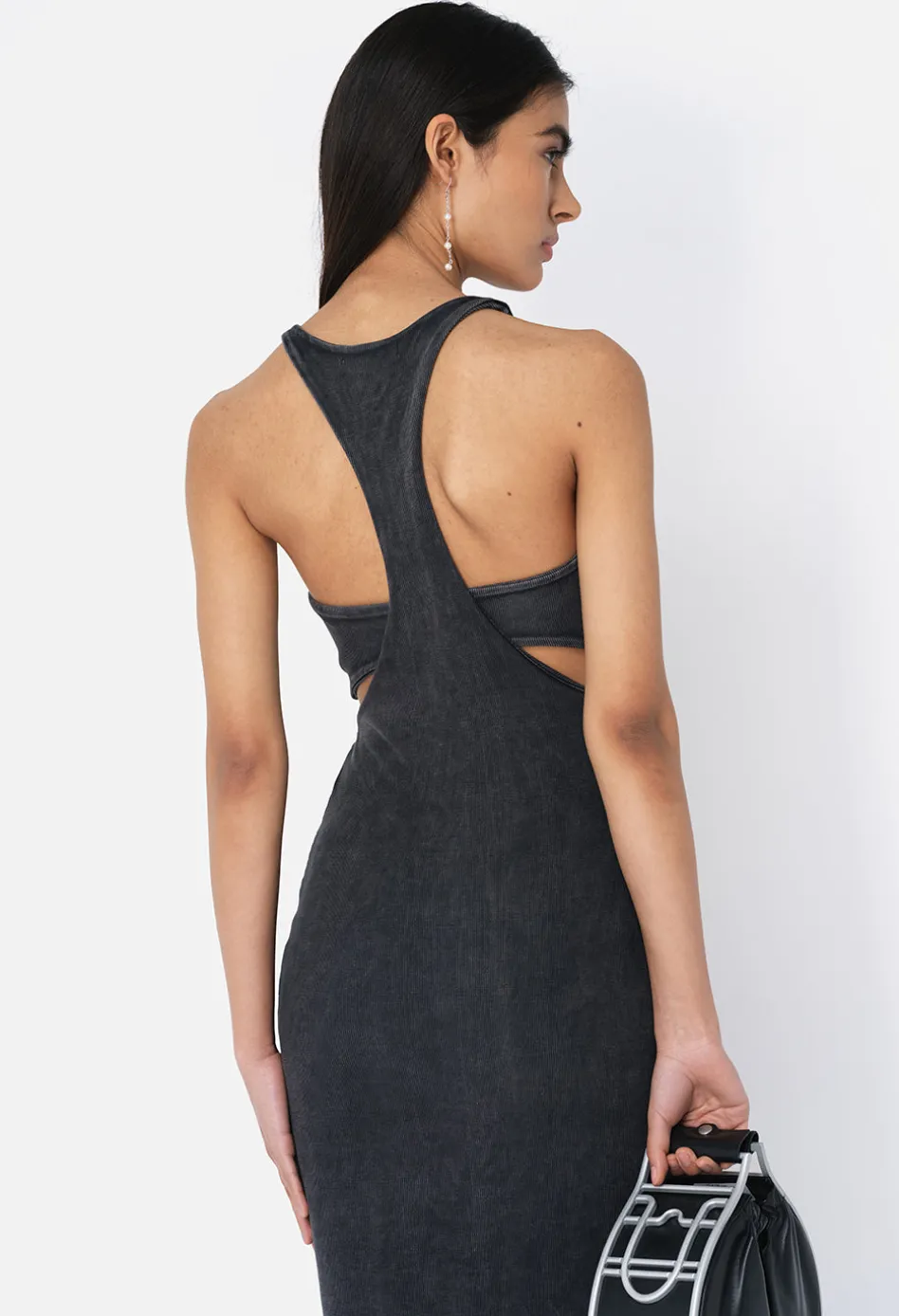 Gemini Rib Bandeau Dress