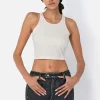 Gemini Rib Cropped Tank