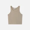 Gemini Rib Cropped Tank