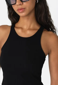 Gemini Rib Cropped Tank