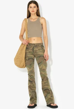 Gemini Rib Cropped Tank