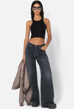 Gemini Rib Cropped Tank