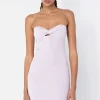 Gemini Rib Twist Dress