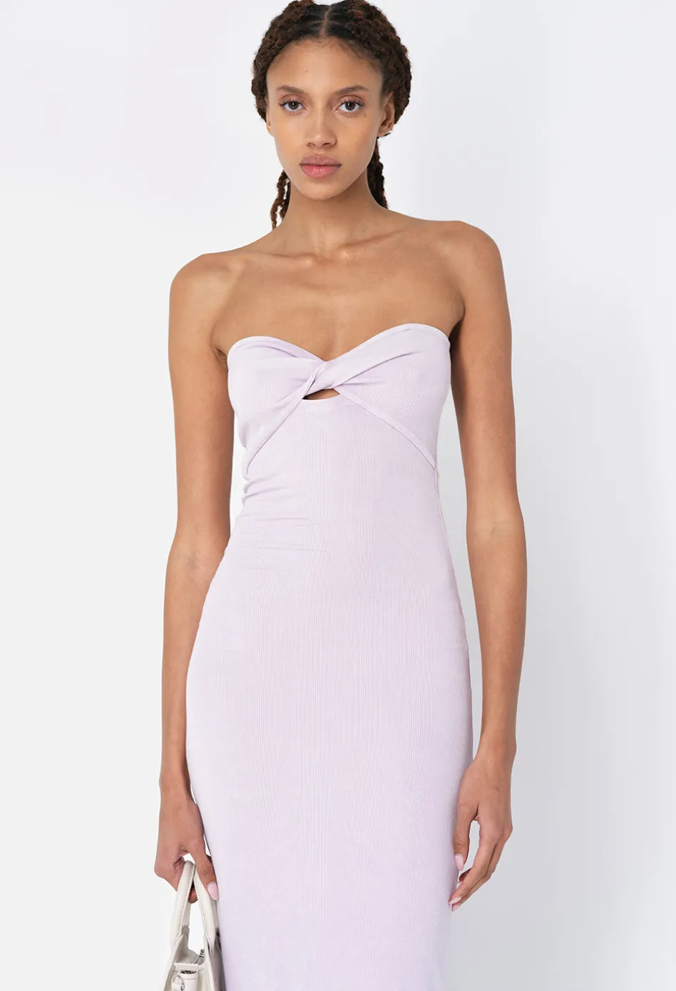 Gemini Rib Twist Dress