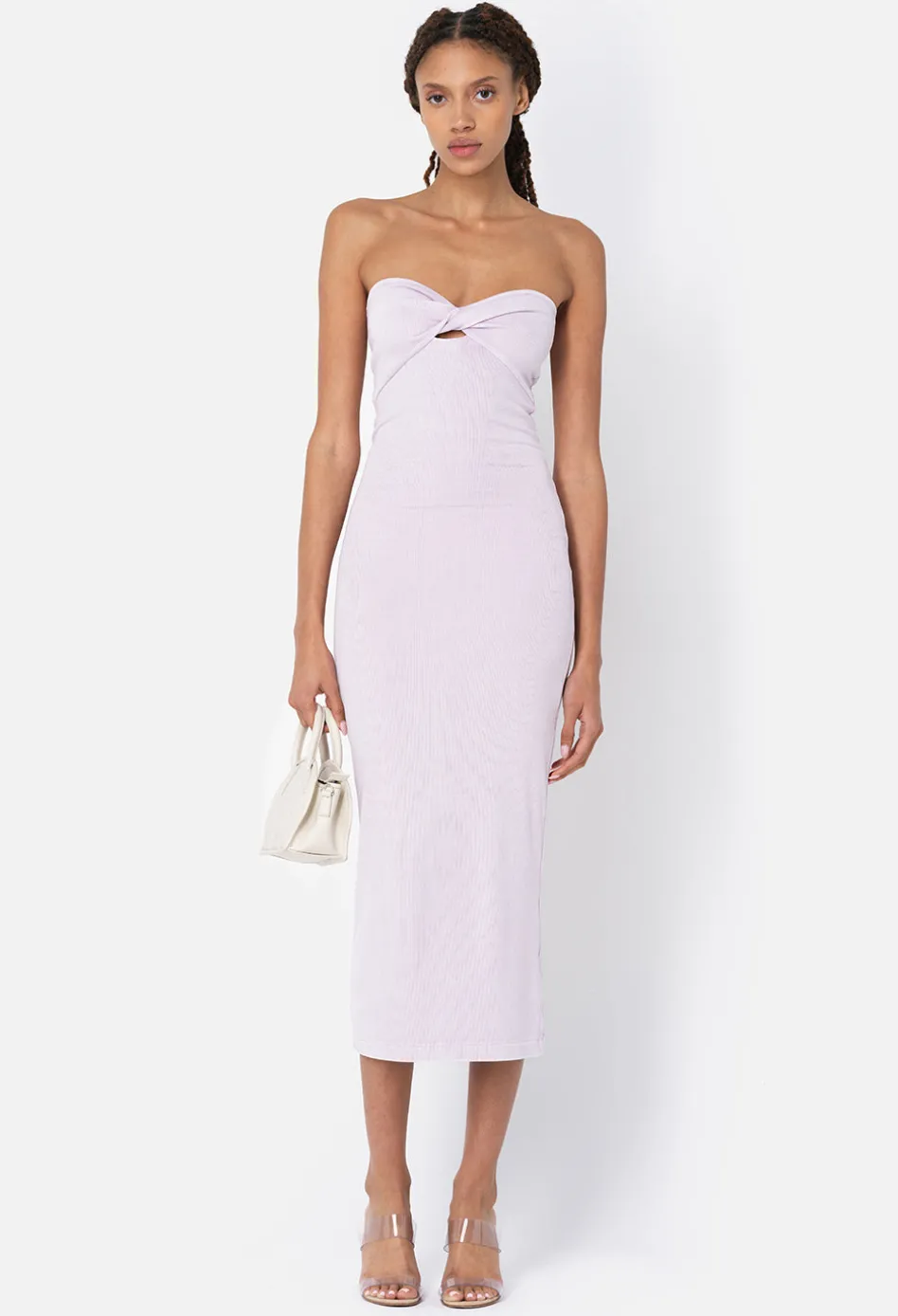 Gemini Rib Twist Dress