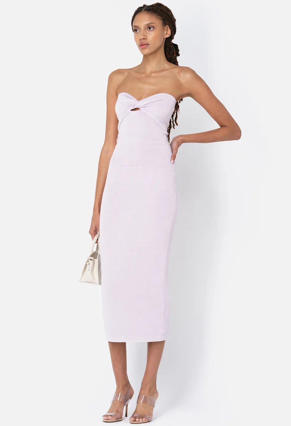 Gemini Rib Twist Dress