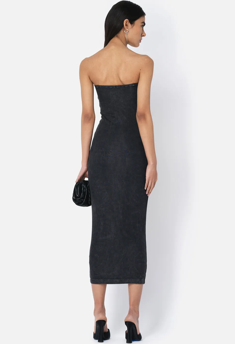 Gemini Rib Twist Dress